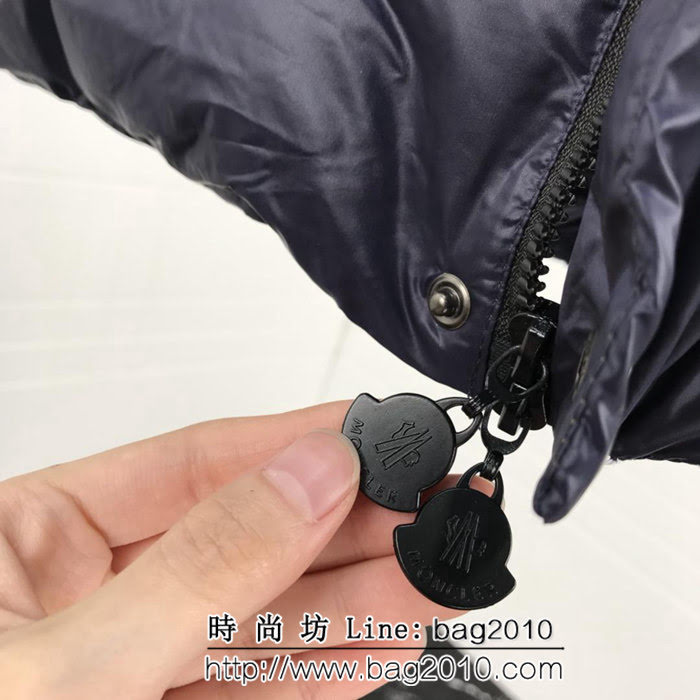 MONCLER蒙口 2018SS秋冬 黑色 羽絨服馬甲 高版本情侶款 ydi2146